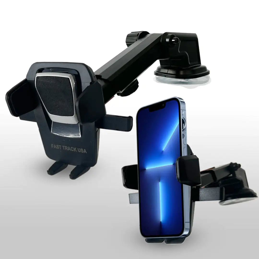 Car Phone Mount Holder One Touch Adjustable Long Neck