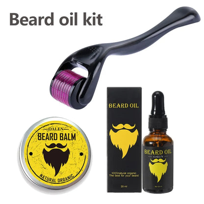 Men's 4-Piece Beard Growth Kit – Unlock Your Full Beard Potential