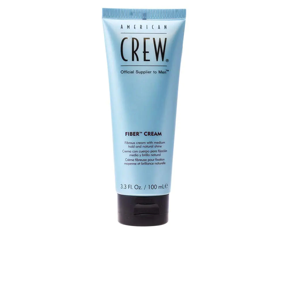 American Crew Men's Fiber Cream – Medium Hold & Natural Shine (3.3 Fl Oz)