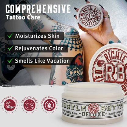 Hustle Butter Tattoo Aftercare Balm – Nourishment for New & Older Tattoos