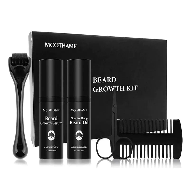 Men's 4-Piece Beard Growth Kit – Unlock Your Full Beard Potential