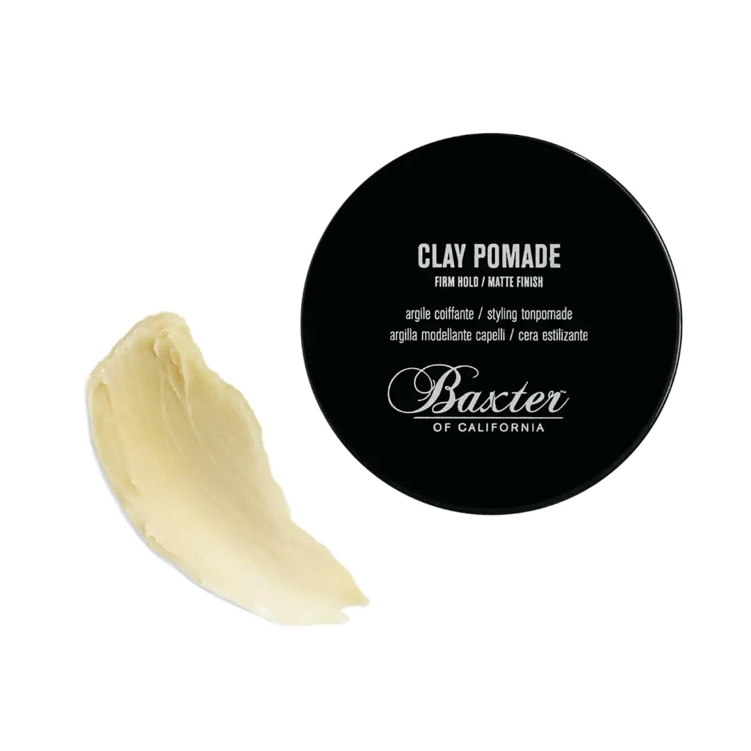 Baxter of California Clay Pomade, Firm Hold / Matte Finish Hair Pomade for Men and Women, 2 Ounces