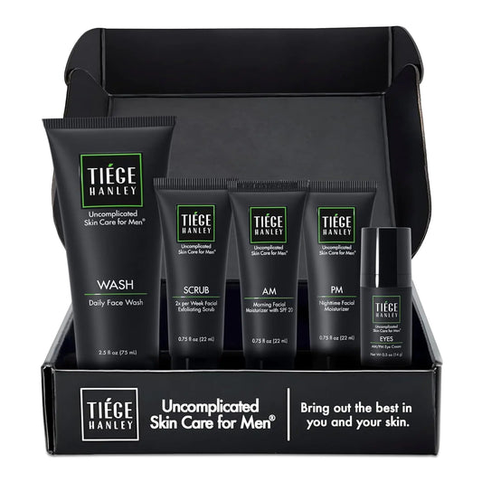 Tiege Hanley Men's Skin Care Set – Advanced Skincare Routine (System Level 2)