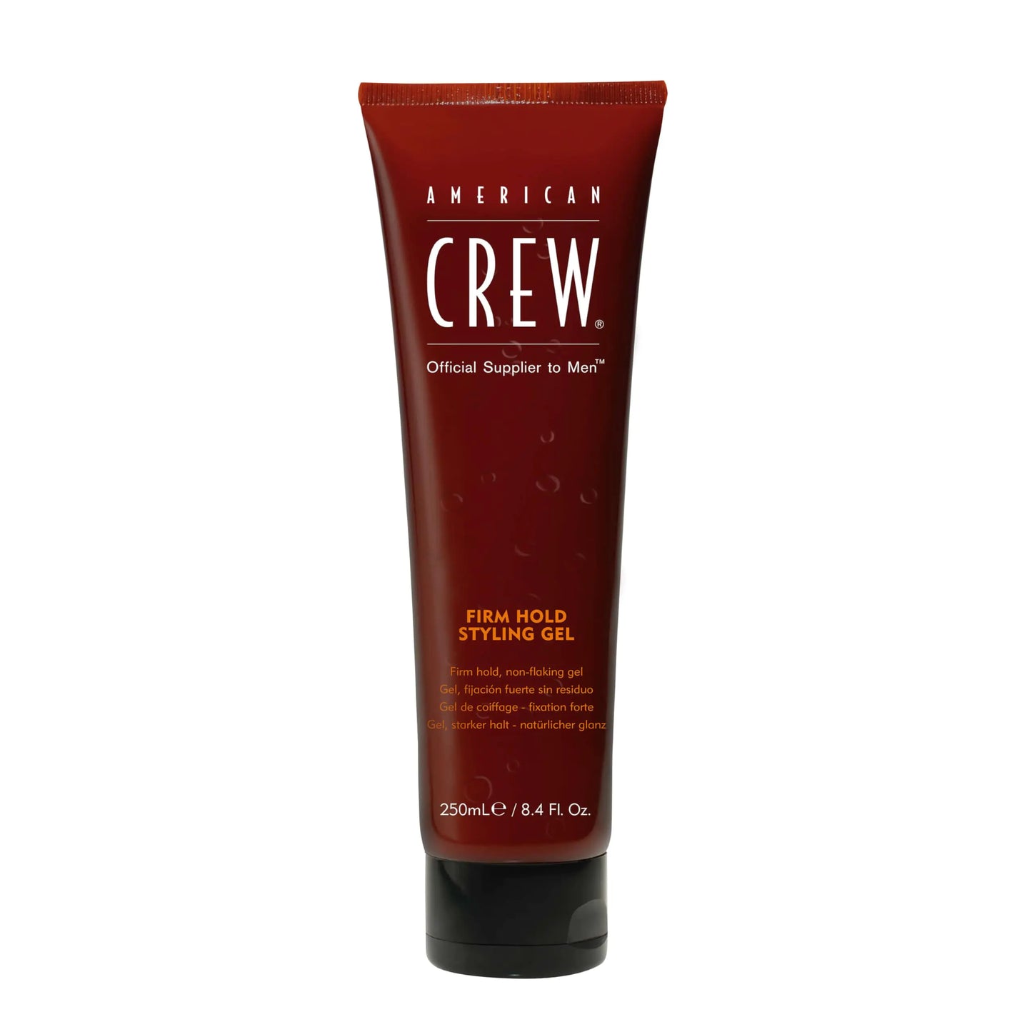 American Crew Men's Hair Gel – Firm Hold & Non-Flaking Styling Gel (8.4 oz)