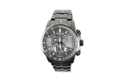 Citizen Eco-Drive Men’s PCAT Gunmetal Stainless Steel Bracelet Watch