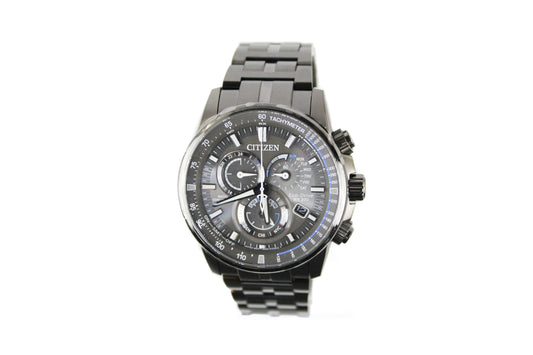 Citizen Eco-Drive Men’s PCAT Gunmetal Stainless Steel Bracelet Watch