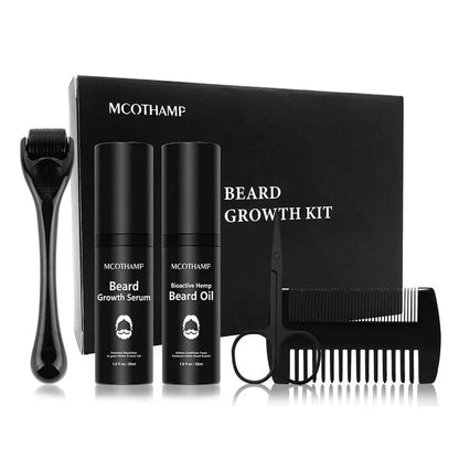 Men's 4-Piece Beard Growth Kit – Unlock Your Full Beard Potential