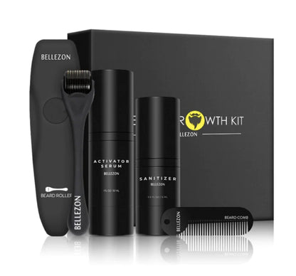 Men's 4-Piece Beard Growth Kit – Unlock Your Full Beard Potential