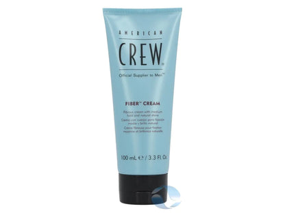 American Crew Men's Fiber Cream – Medium Hold & Natural Shine (3.3 Fl Oz)