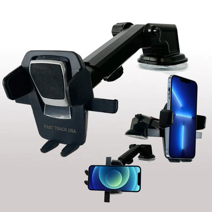 Car Phone Mount Holder One Touch Adjustable Long Neck